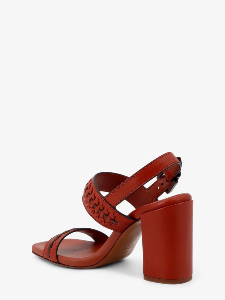 leather sandals alchemy 85 brown by Selfnex