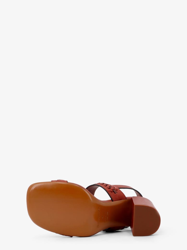 leather sandals alchemy 85 brown by Selfnex