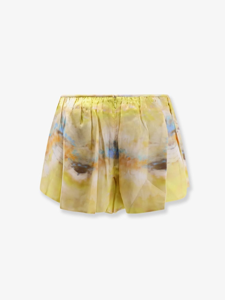 micro shorts alchemy yellow silk by Selfnex