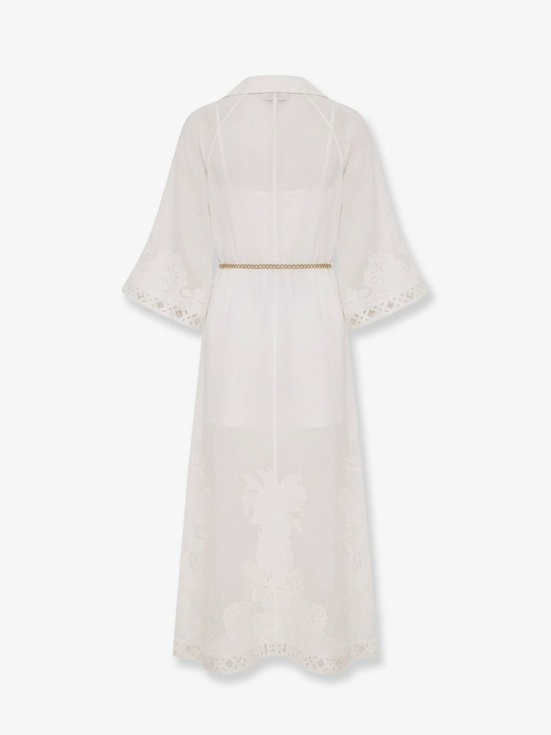 dress indra ramie white by Selfnex