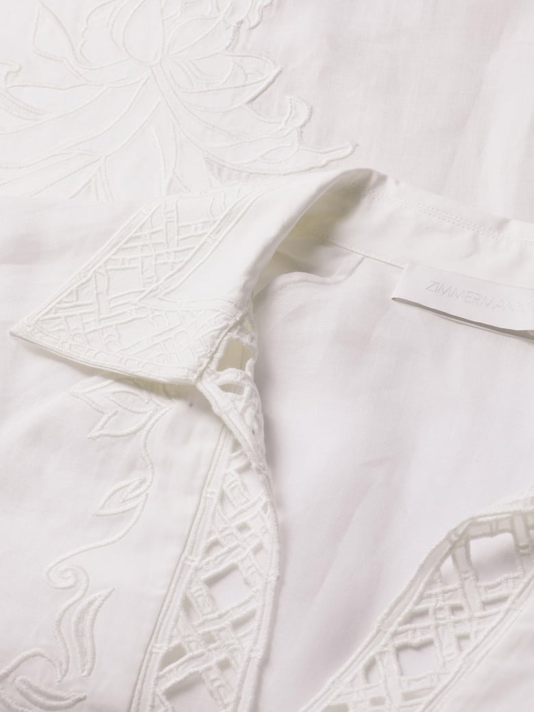 dress indra ramie white by Selfnex