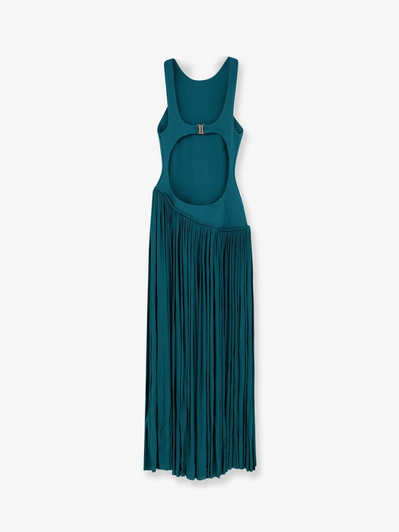 dress luna jersey green by Selfnex