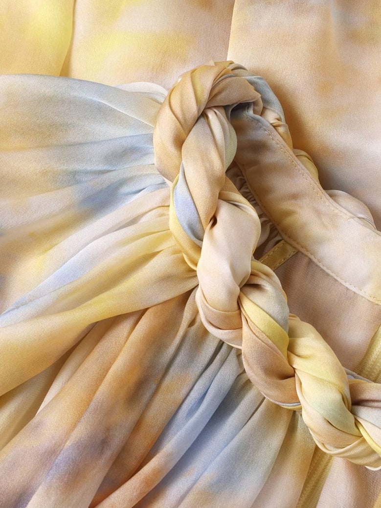 silk top alchemy twist billow yellow by Selfnex