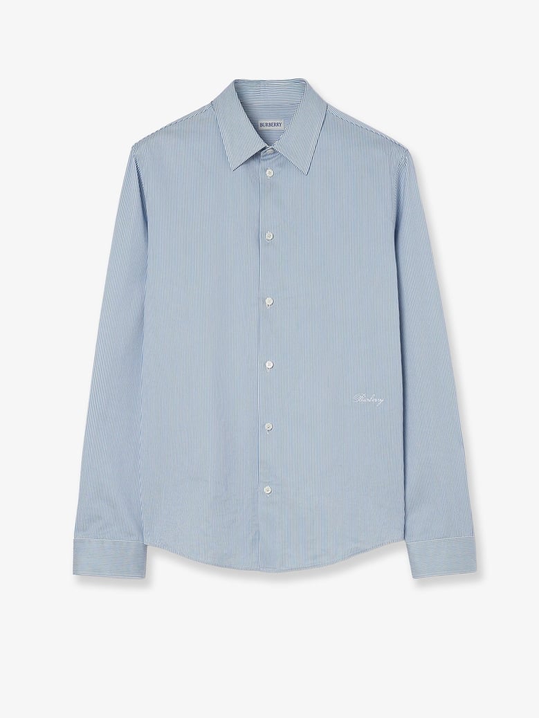 shirt striped cotton blue by Selfnex