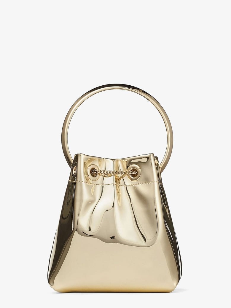 bucket bag bon bon metallic leather gold by Selfnex