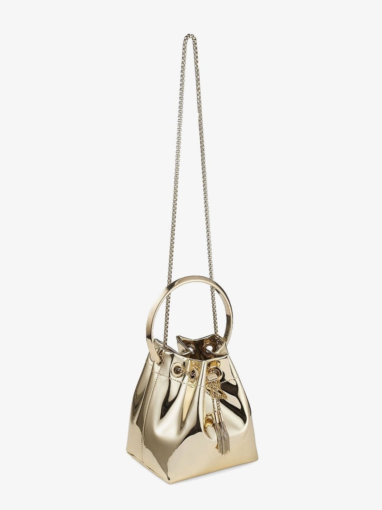 bucket bag bon bon metallic leather gold by Selfnex