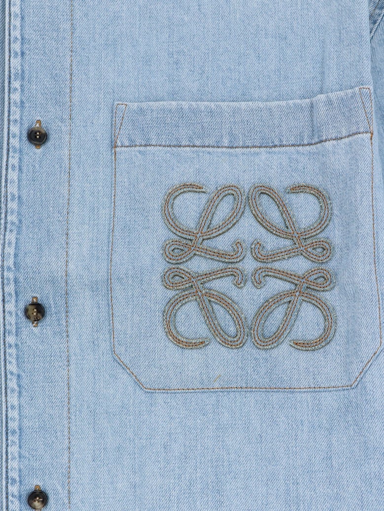 denim shirt paula's ibiza blue by Selfnex