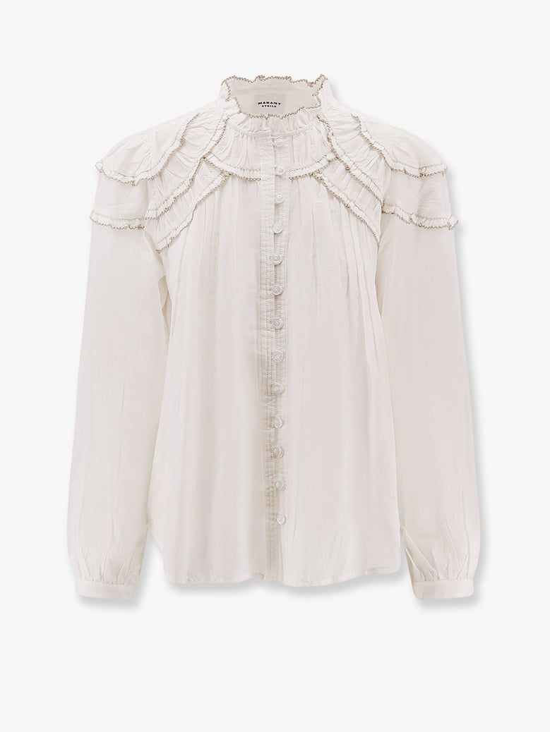 shirt christa cotton-blend white by Selfnex