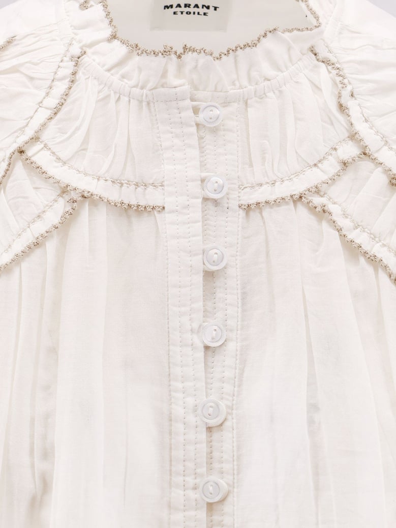 shirt christa cotton-blend white by Selfnex