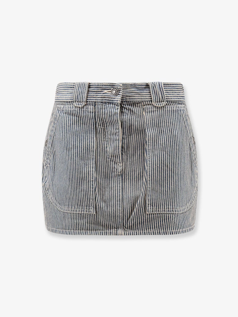 skirt estera blue cotton by Selfnex