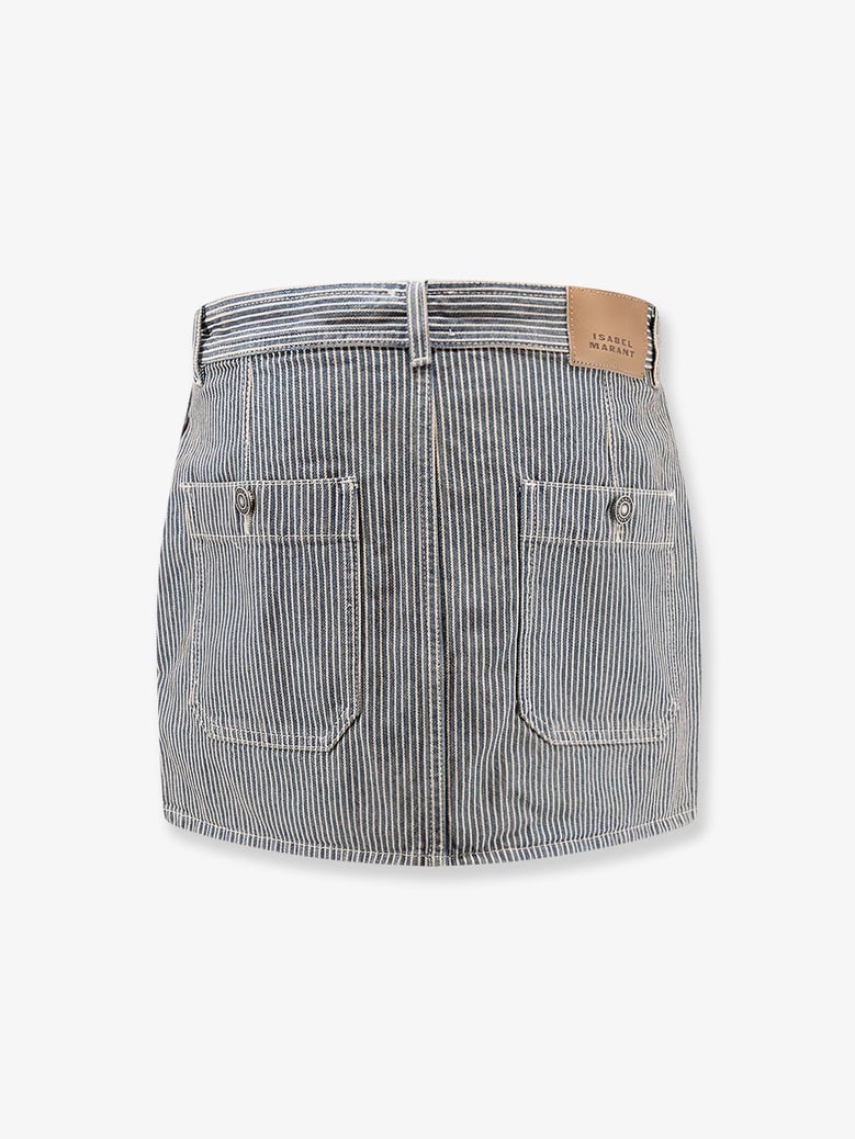skirt estera blue cotton by Selfnex
