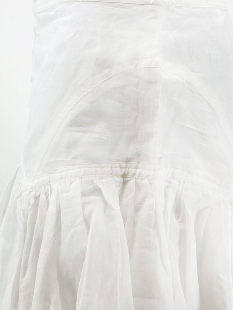 skirt daneen white cotton blend by Selfnex