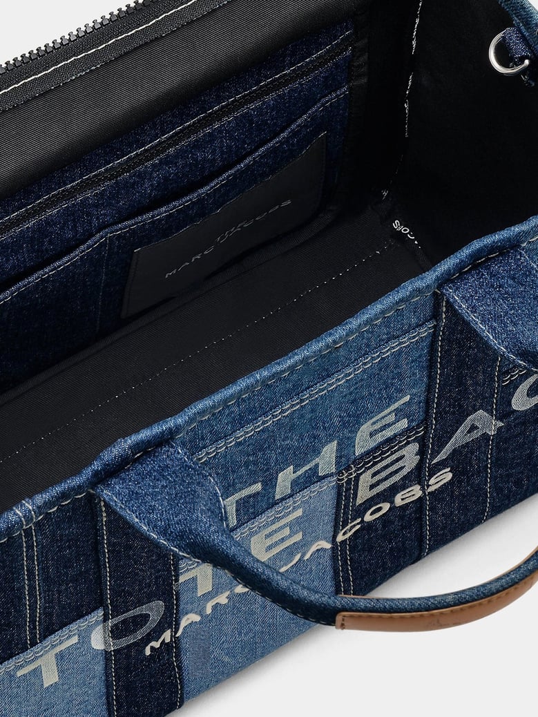 handbag in denim blue by Selfnex