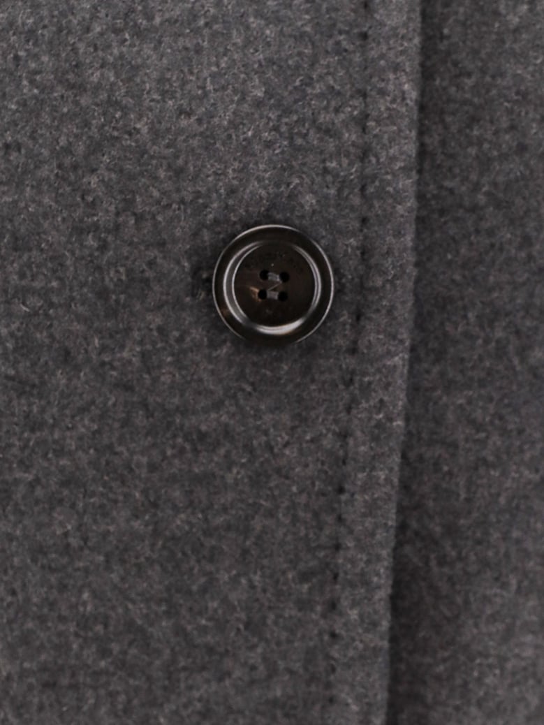 coat asturie oversized grey wool-cashmere by Selfnex