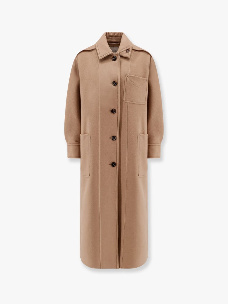 coat aldo 134 wool-cashmere brown by Selfnex
