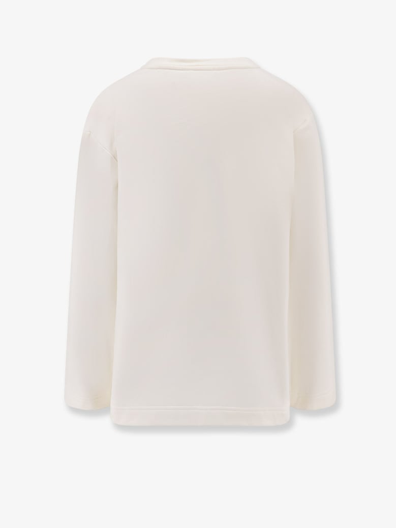 sweatshirt berma cotton-silk white by Selfnex