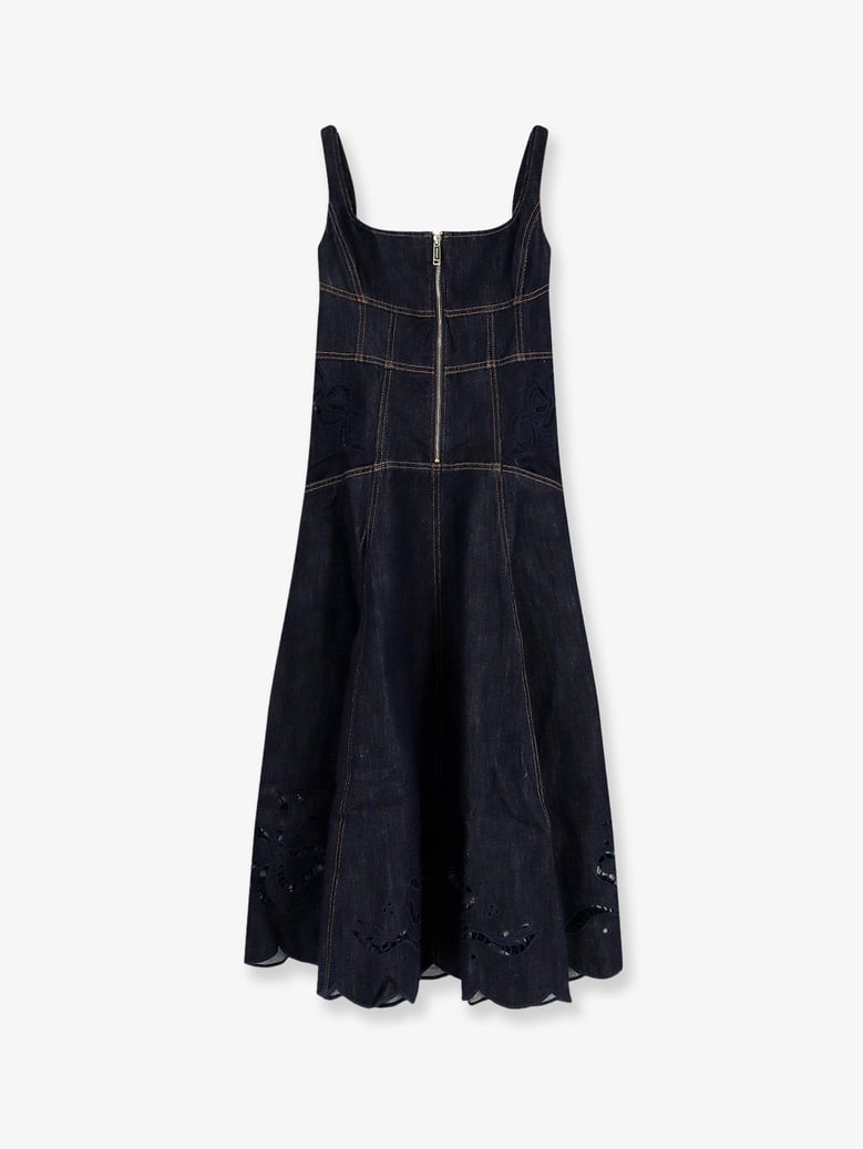 dress midi denim blue by Selfnex