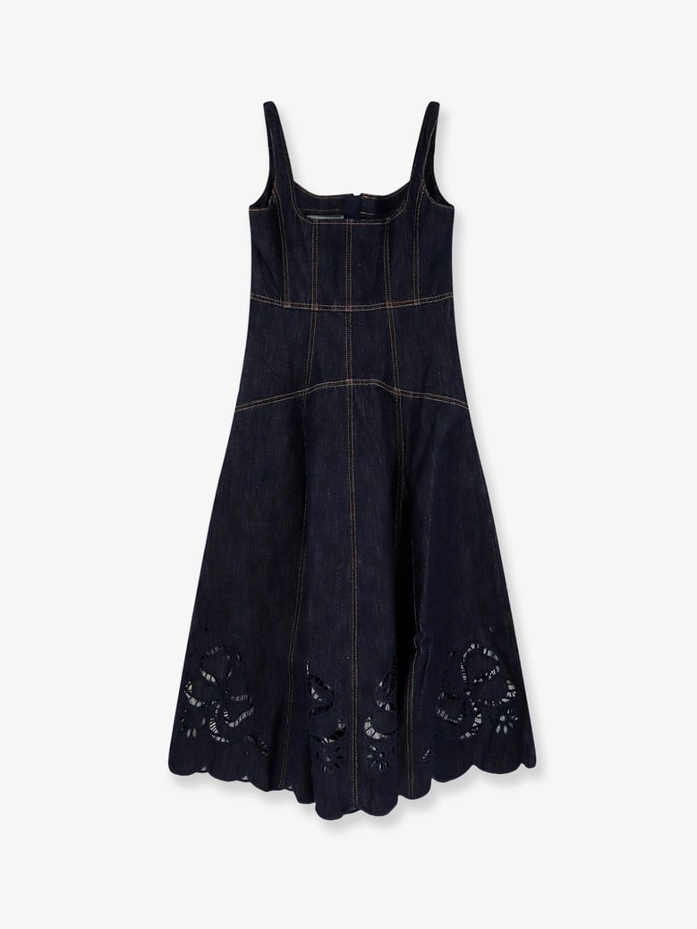 dress midi denim blue by Selfnex
