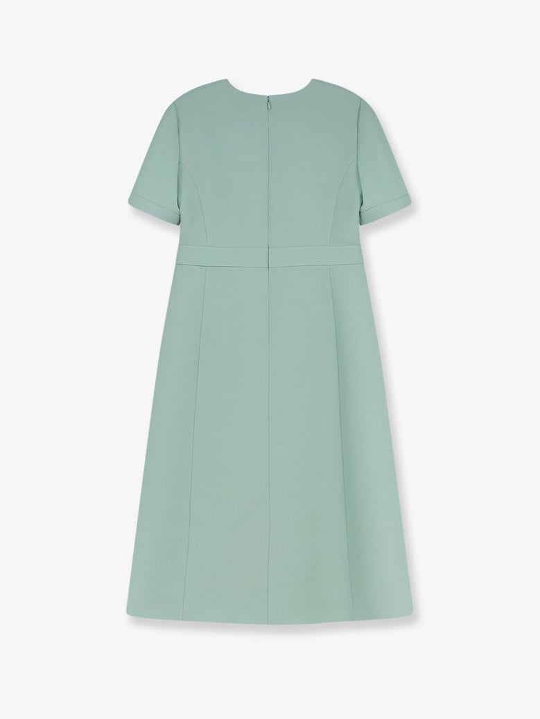 dress crepe couture green by Selfnex