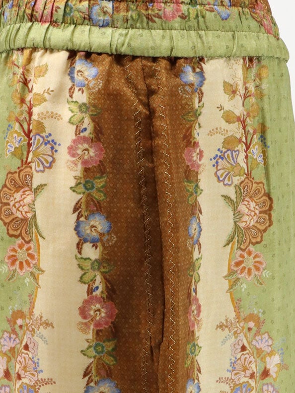 trousers indra silk green by Selfnex