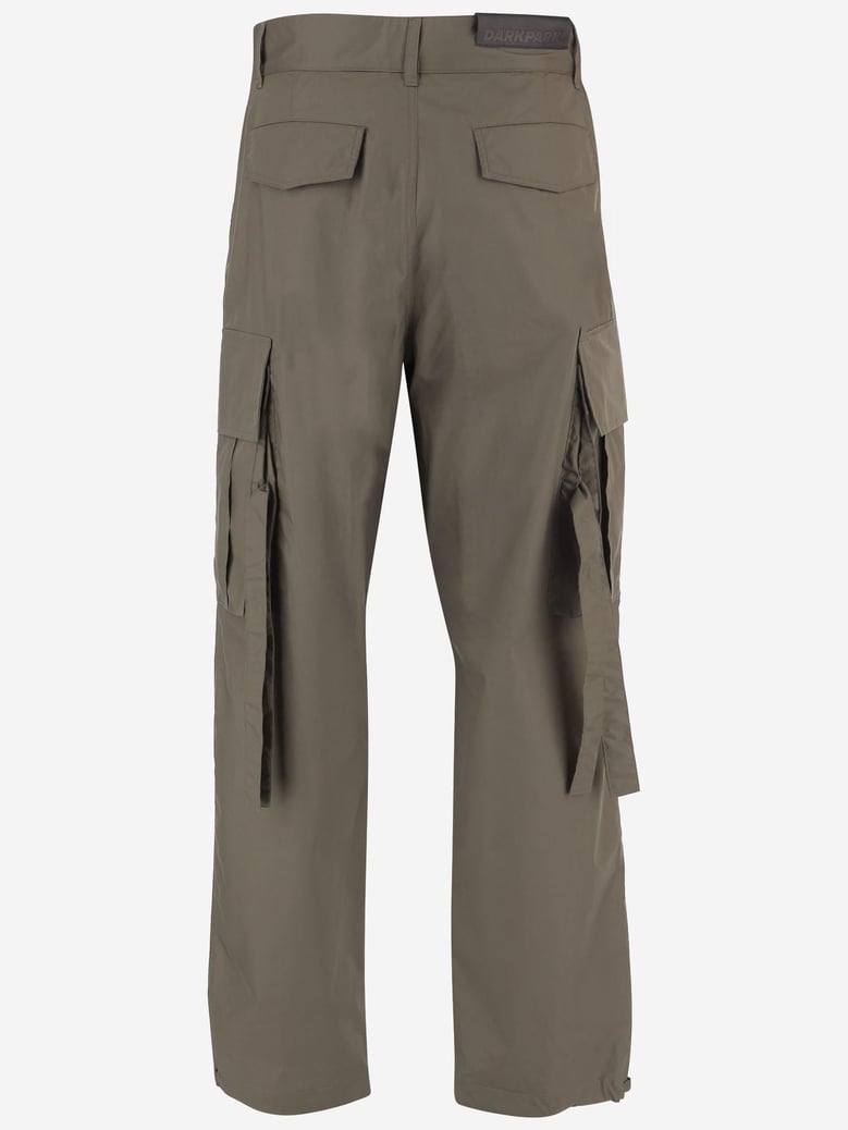 cotton trousers khaki by Selfnex