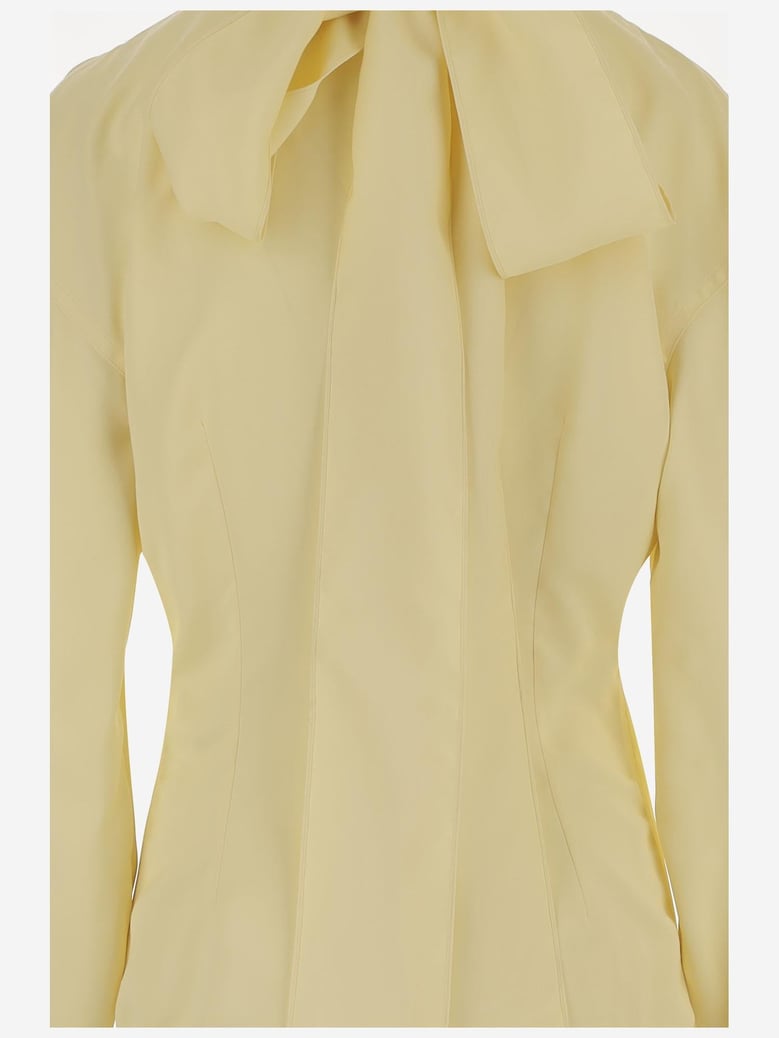 viscose shirt light yellow by Selfnex