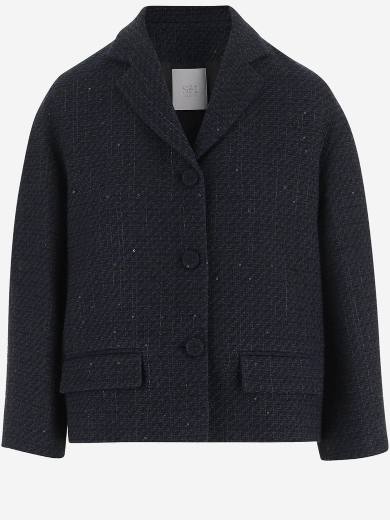 cotton blend jacket by Selfnex