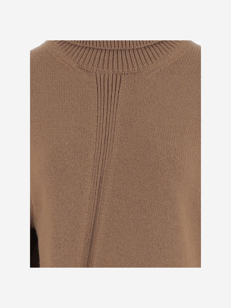 asymmetrical wool-blend sweater by Selfnex