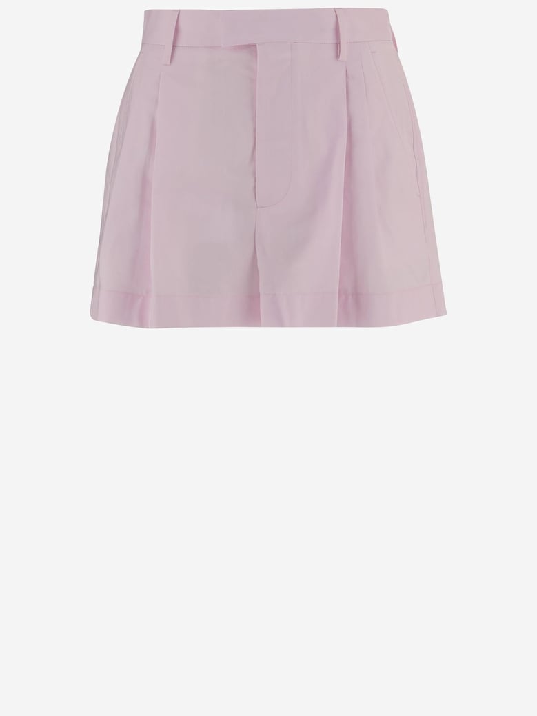 cotton shorts with belt loops by Selfnex