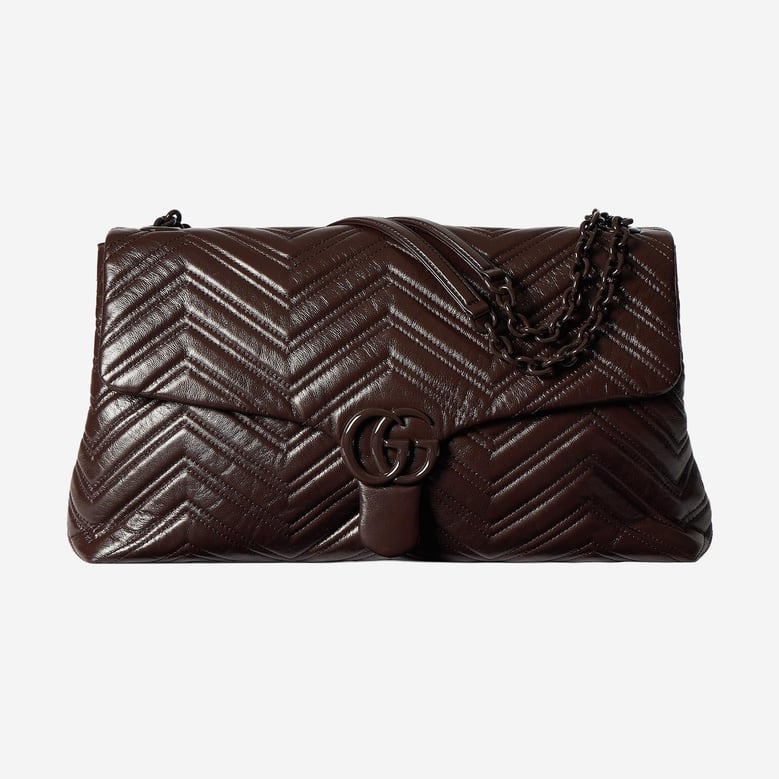 marmont shoulder bag in brown calfskin by Selfnex