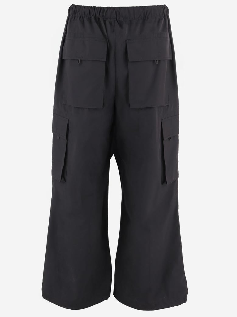 wide-leg nylon trousers by Selfnex