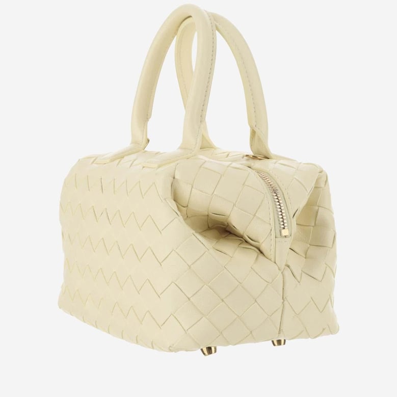 mini bauletto bag in yellow by Selfnex