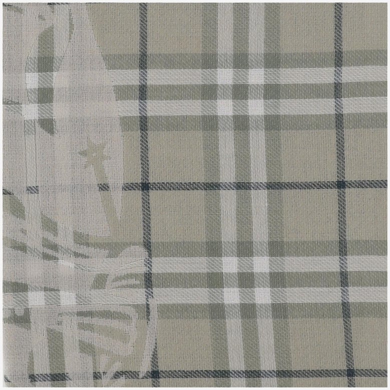 wool check scarf by Selfnex