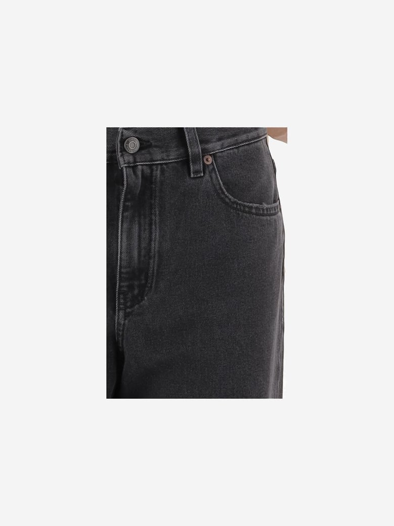 high-waisted short denim jeans by Selfnex