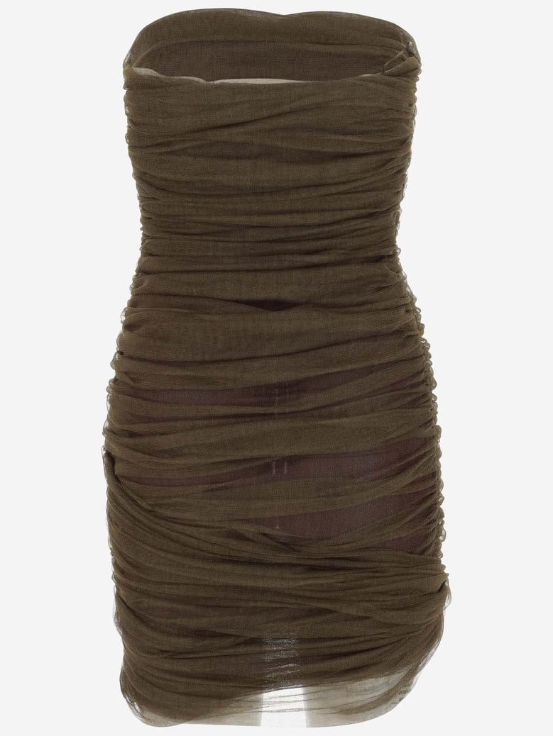 dress tulle bustier green by Selfnex