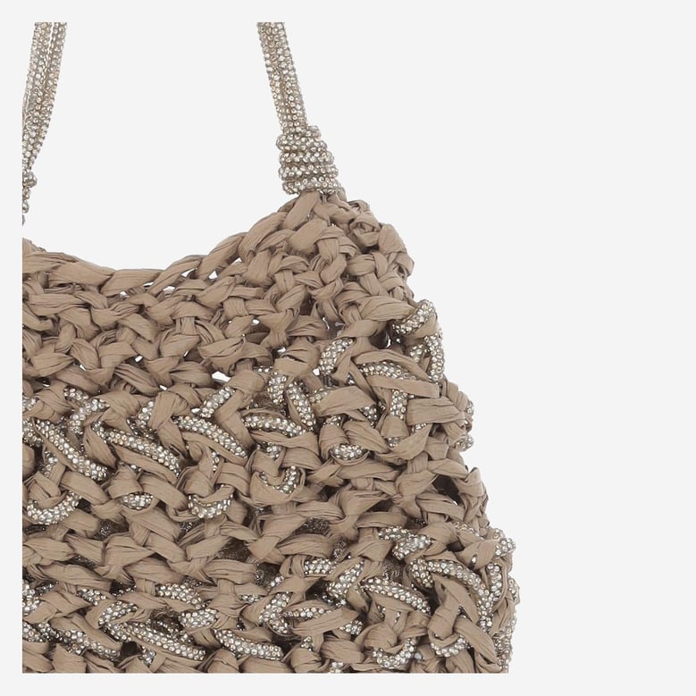 victory raffia bag by Selfnex