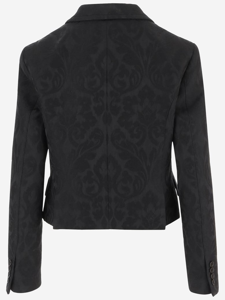 double-breasted wool blend jacket by Selfnex