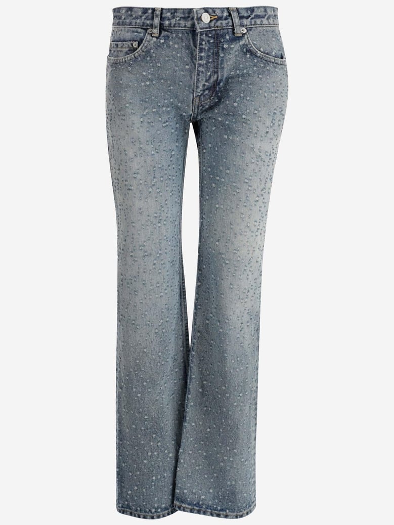 jeans low-rise distressed by Selfnex