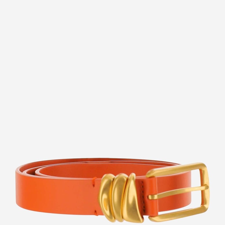 belt metal loops orange by Selfnex