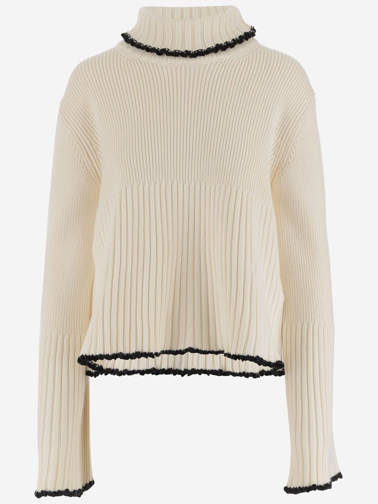 wool blend sweater by Selfnex