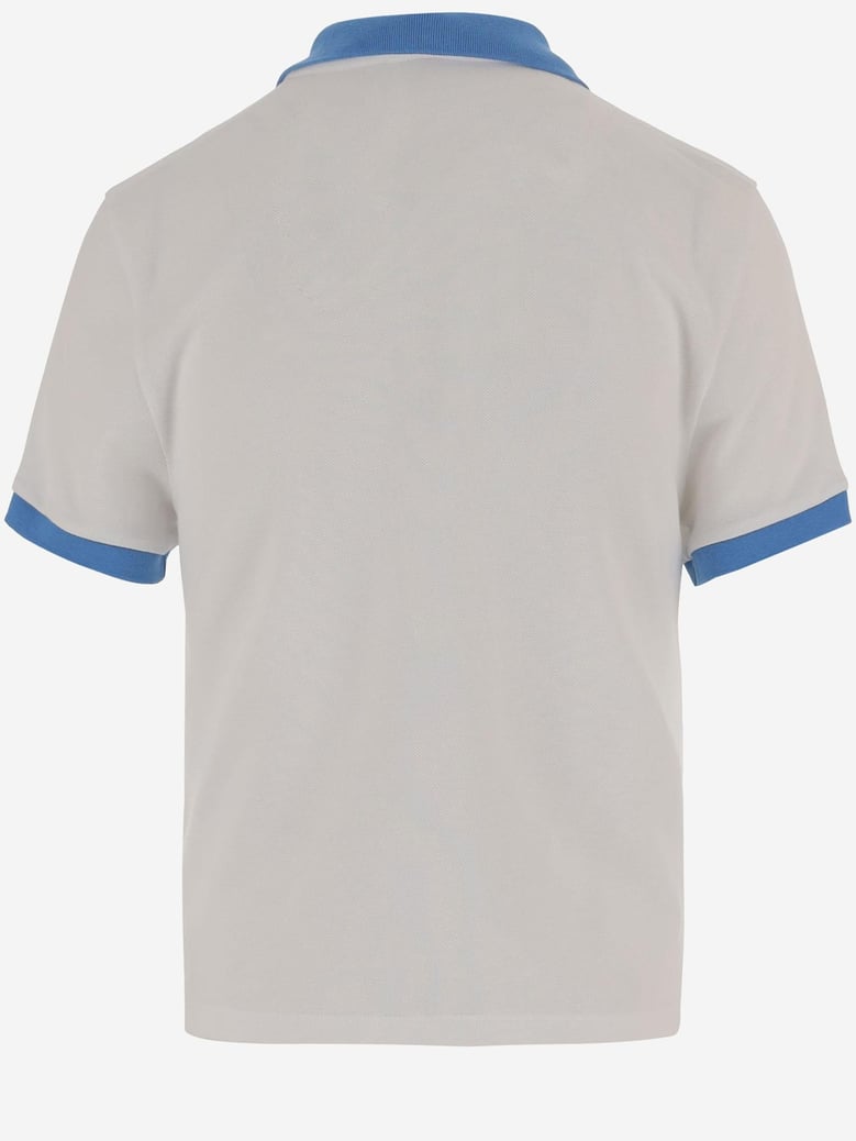 polo shirt cotton white by Selfnex