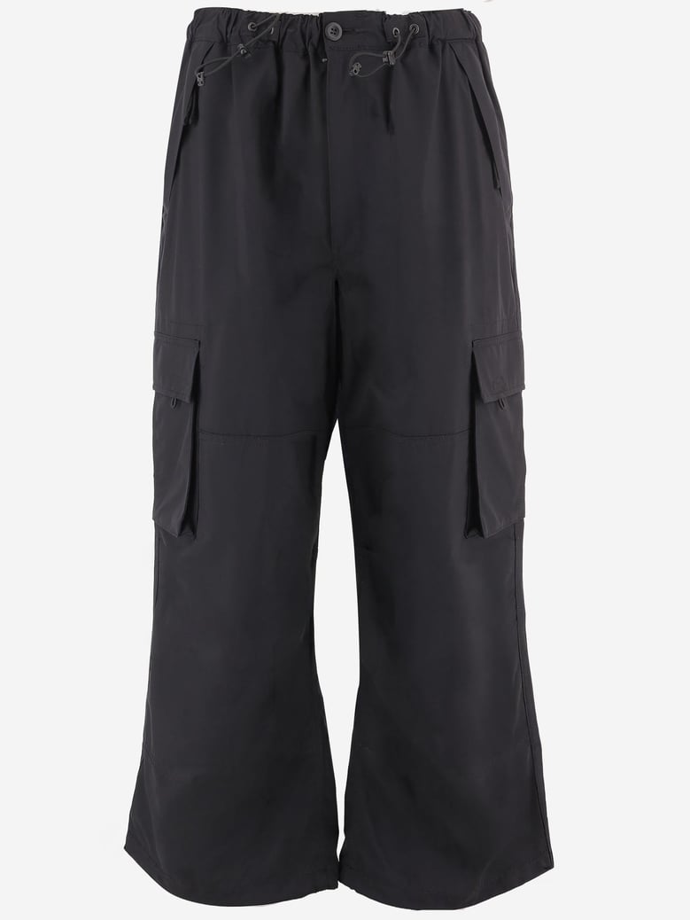 wide-leg nylon trousers by Selfnex