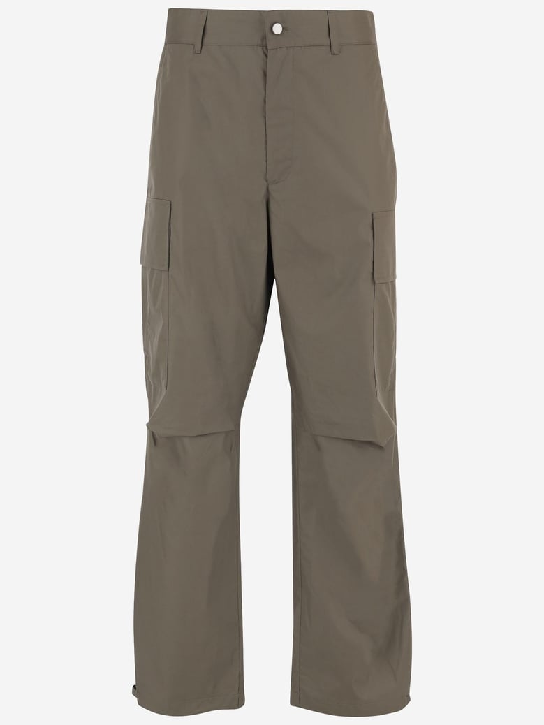 cotton trousers khaki by Selfnex