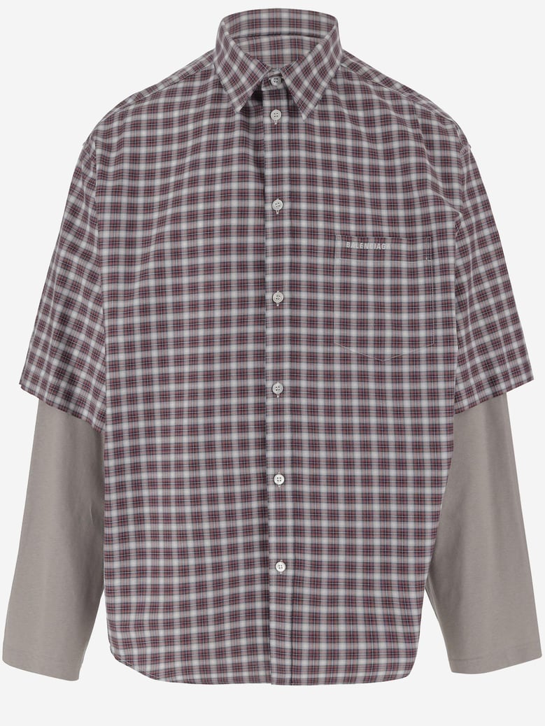 shirt wrong sleeve cotton multicolour by Selfnex