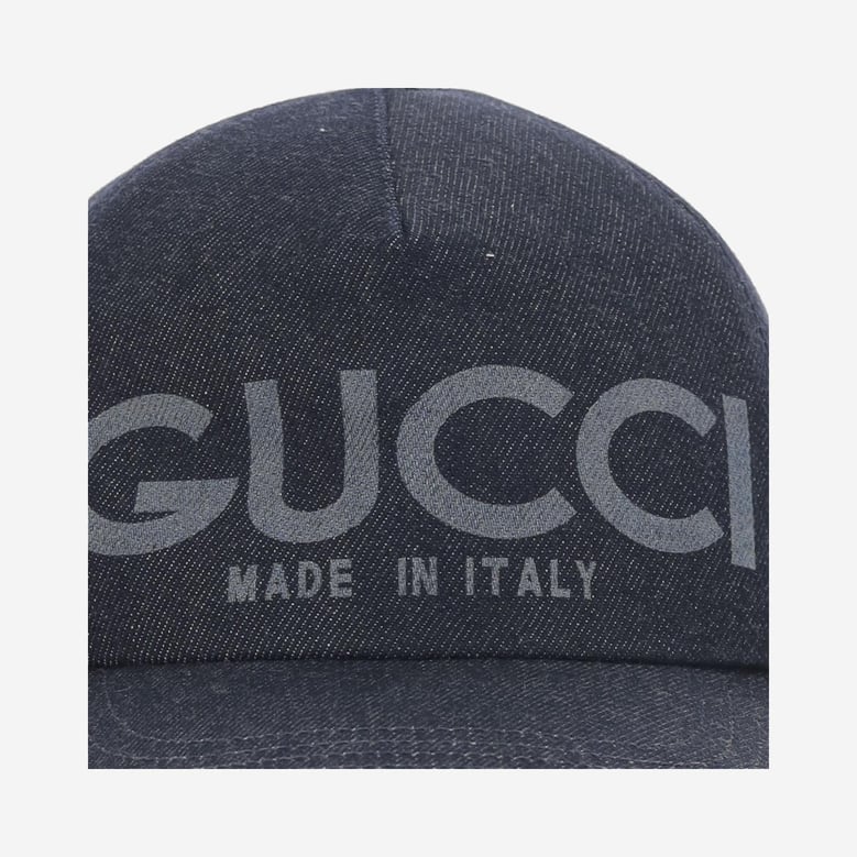 lasered denim baseball hat by Selfnex