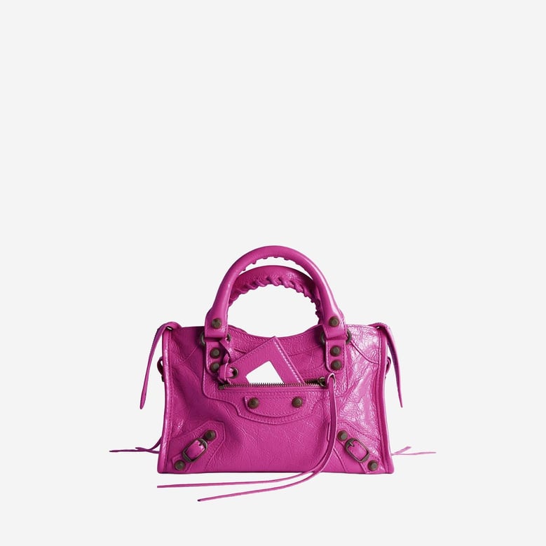 mini le city bag fuchsia lambskin by Selfnex