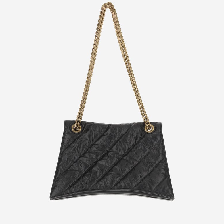 crush medium quilted leather bag by Selfnex