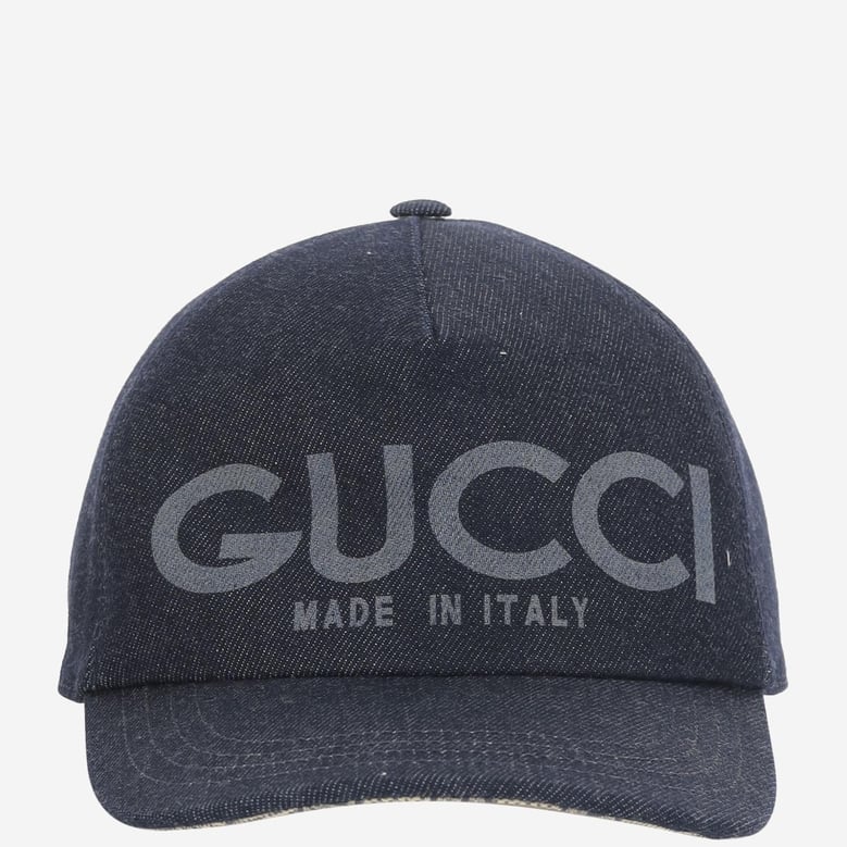 lasered denim baseball hat by Selfnex