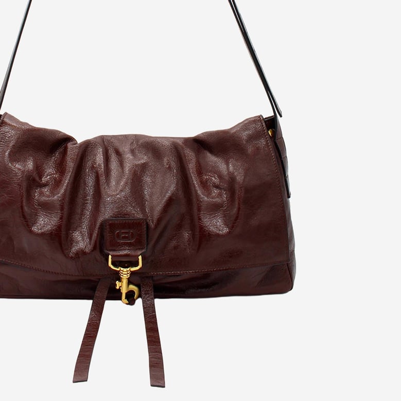 shoulder bag dark brown by Selfnex
