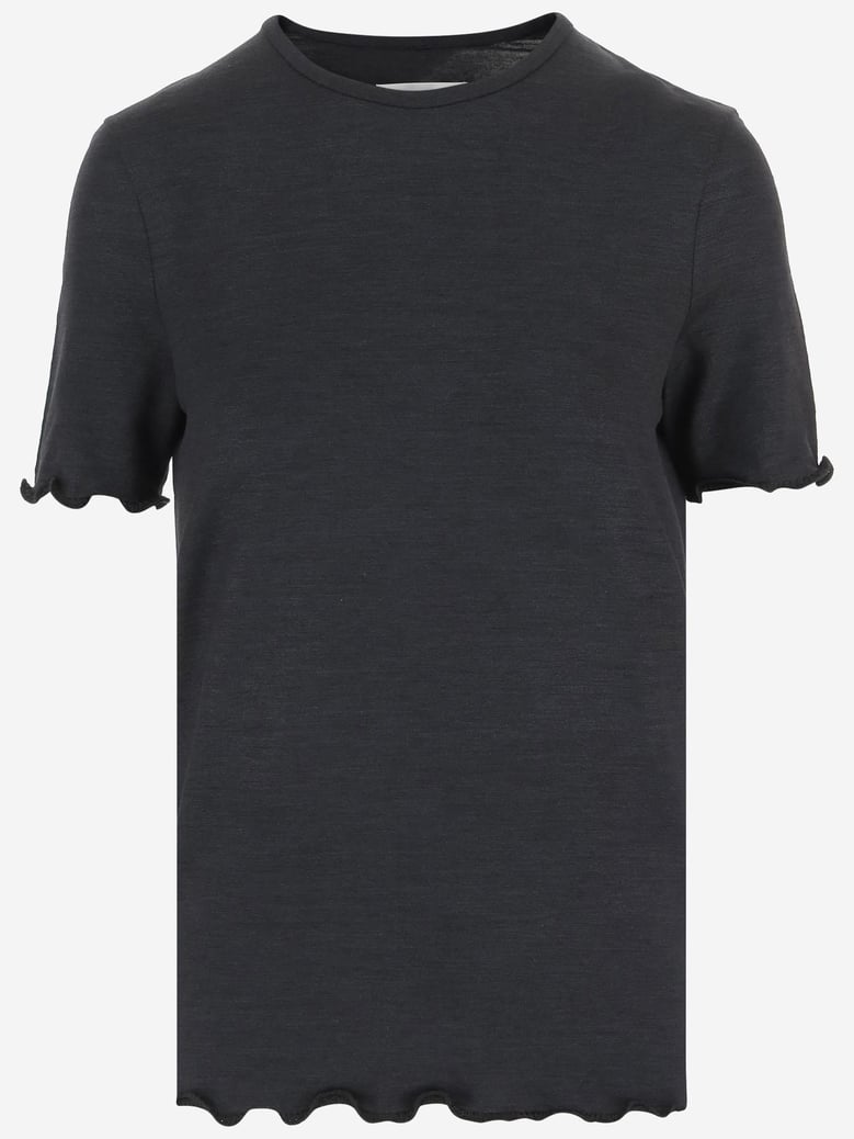 silk blend t-shirt by Selfnex